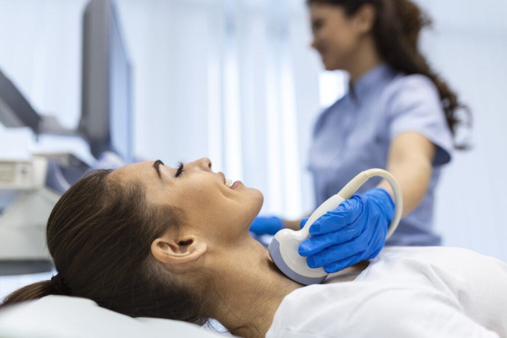 Ultrassom da tireoide e paratireoides